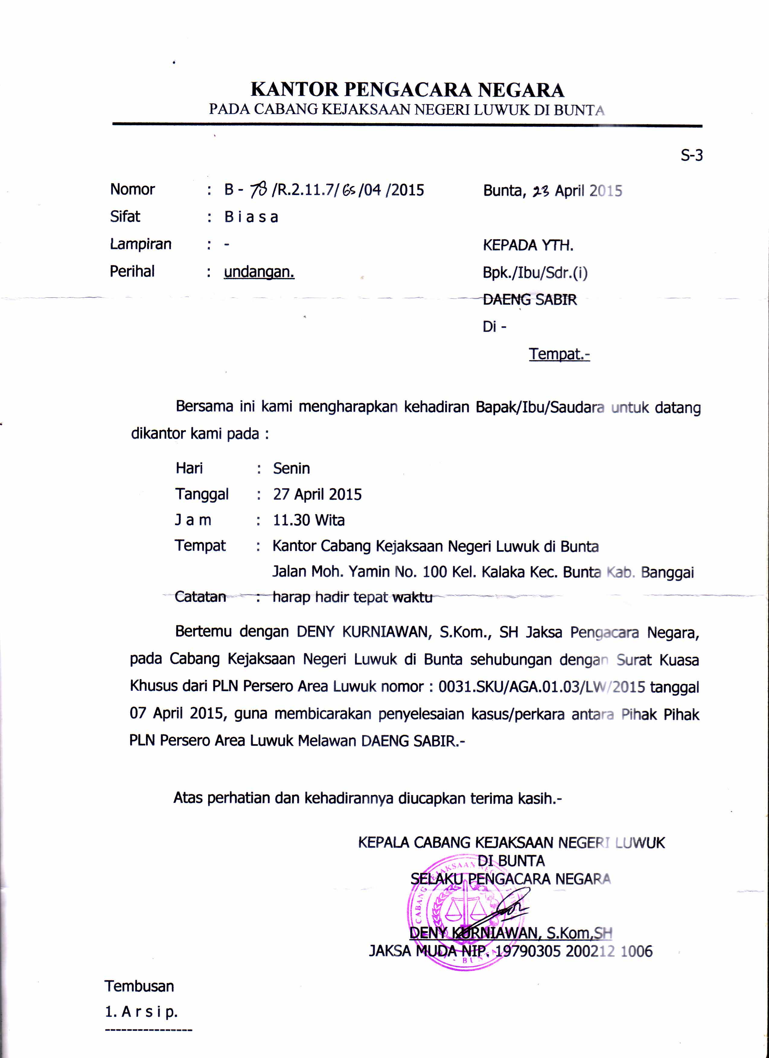 Detail Contoh Surat Pengaduan Masyarakat Nomer 13