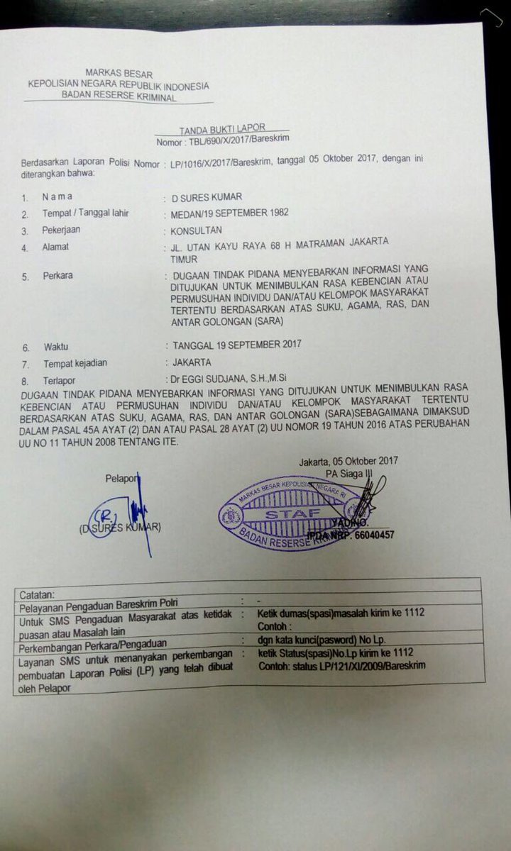 Download Contoh Surat Pengaduan Polisi Nomer 50