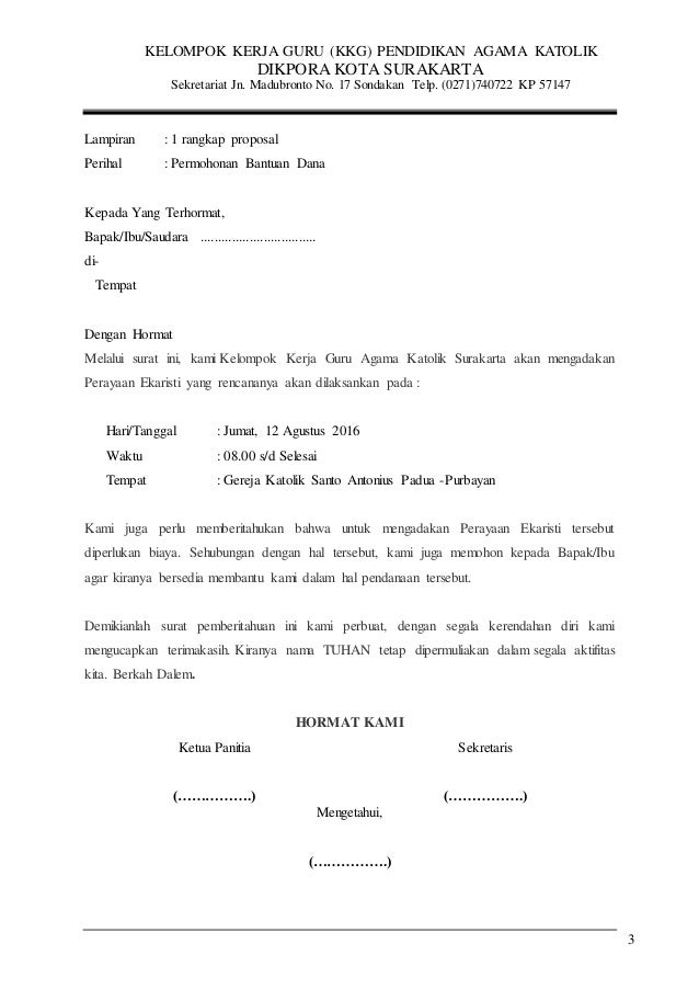 Detail Contoh Surat Pengajuan Budget Nomer 46