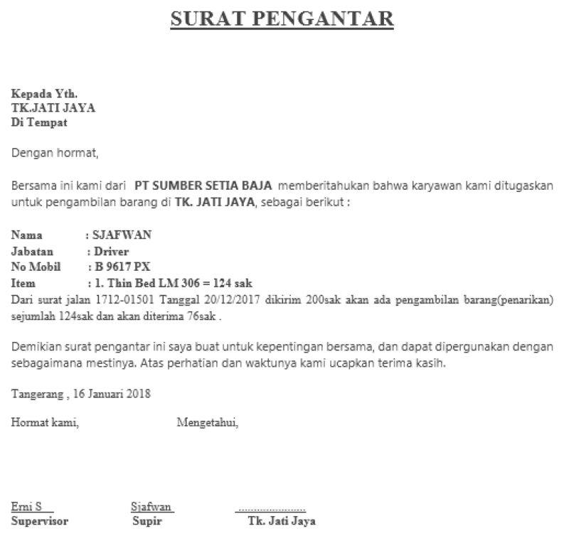 Detail Contoh Surat Pengajuan Gaji Bulanan Nomer 5