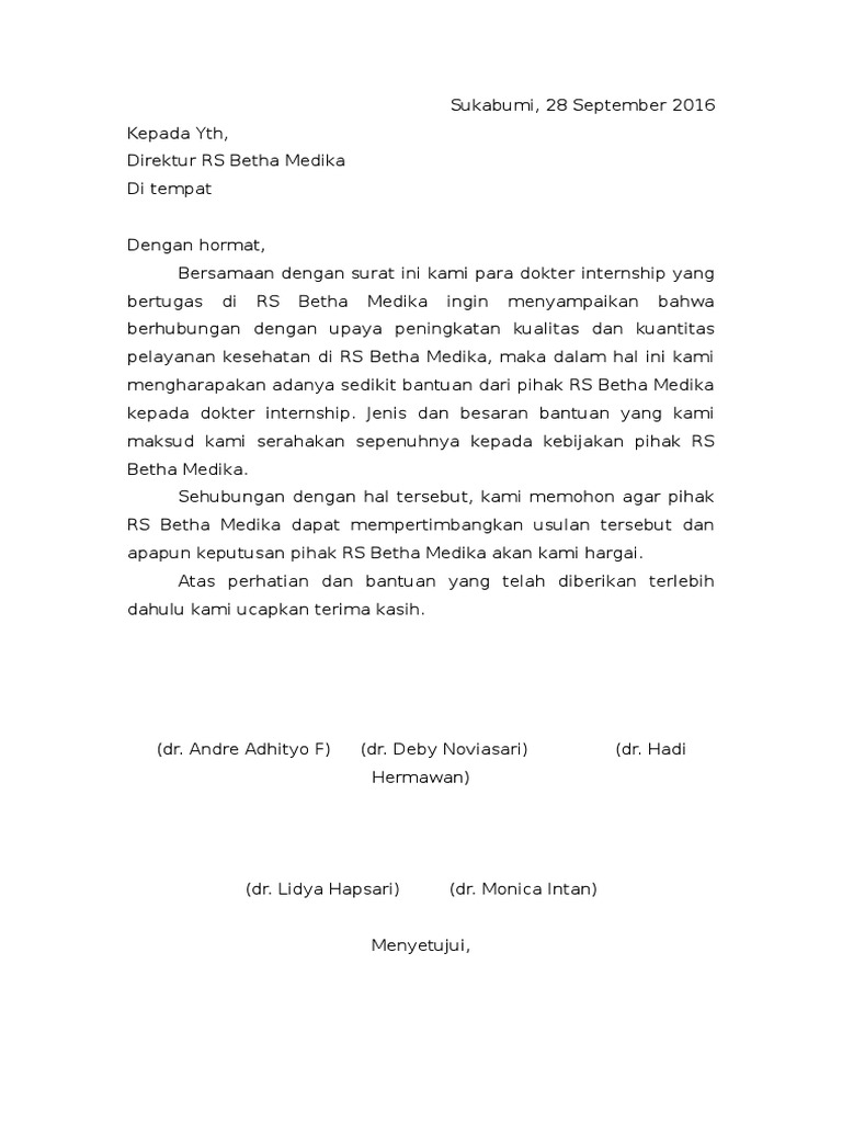 Detail Contoh Surat Pengajuan Insentif Nomer 3