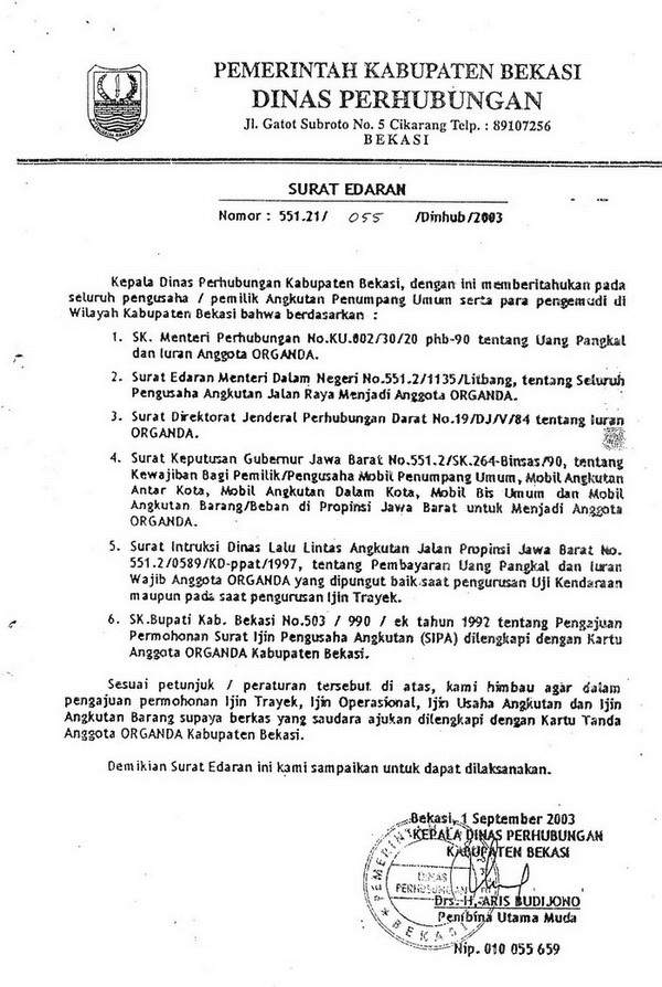 Detail Contoh Surat Pengajuan Kendaraan Operasional Nomer 24