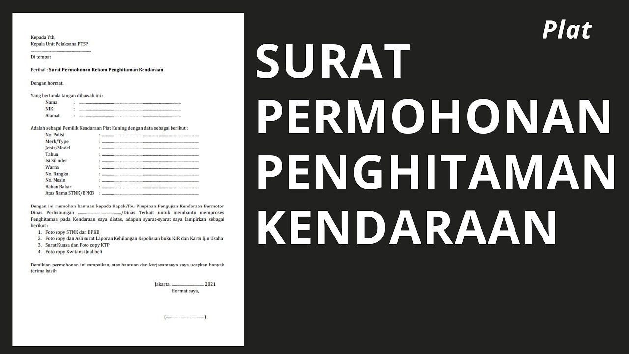 Detail Contoh Surat Pengajuan Kendaraan Operasional Nomer 35