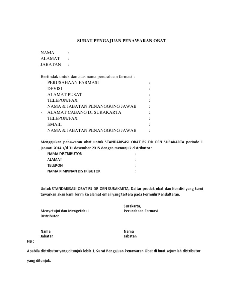 Detail Contoh Surat Pengajuan Penawaran Nomer 55