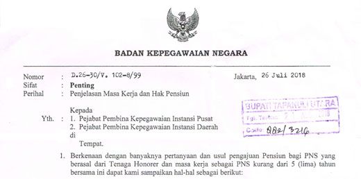 Download Contoh Surat Pengajuan Pensiun Dini Pns Nomer 17