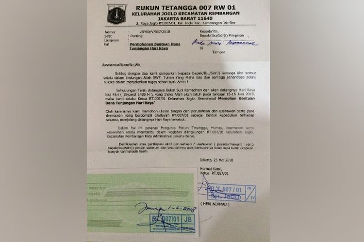 Detail Contoh Surat Pengajuan Thr Karyawan Nomer 12