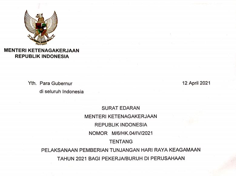 Detail Contoh Surat Pengajuan Thr Karyawan Nomer 21