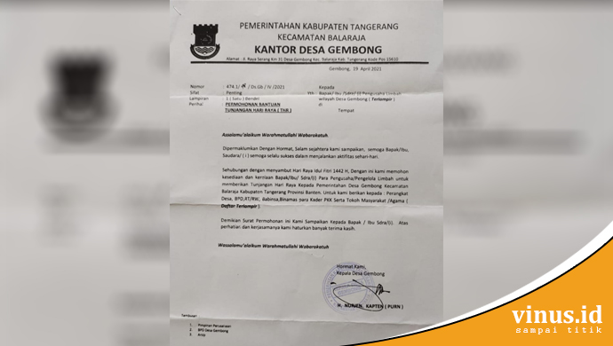 Detail Contoh Surat Pengajuan Thr Karyawan Nomer 40