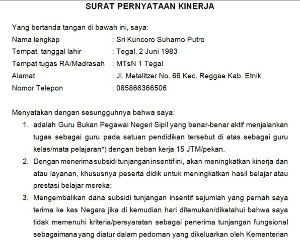 Detail Contoh Surat Pengajuan Tunjangan Nomer 29