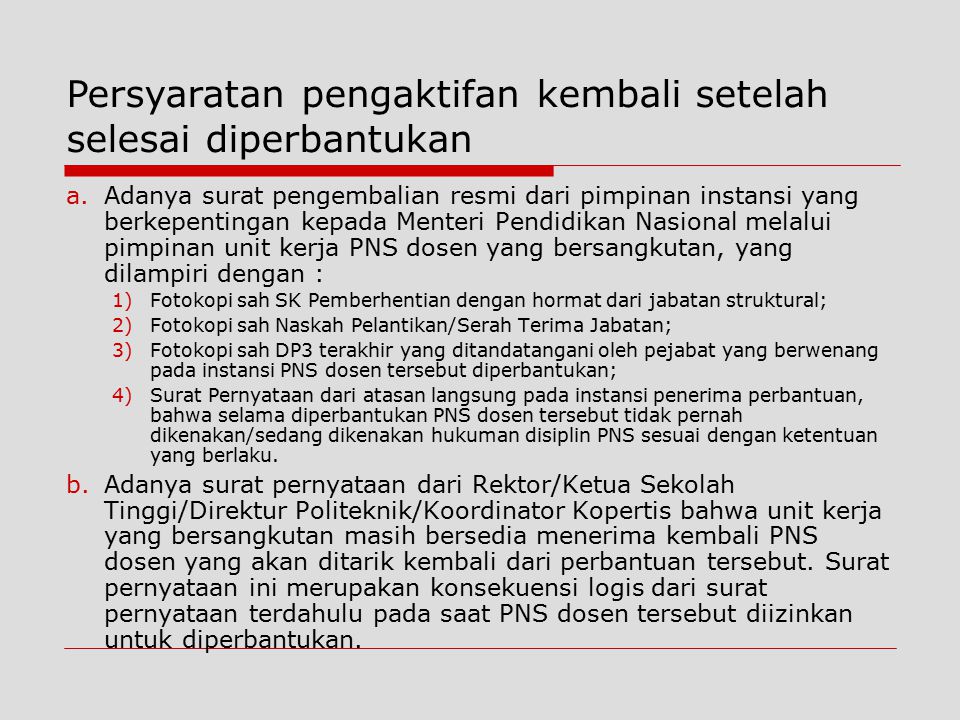 Detail Contoh Surat Pengaktifan Kembali Dosen Nomer 29