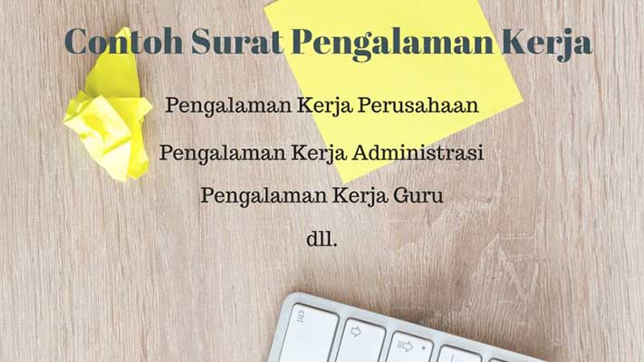 Detail Contoh Surat Pengalaman Kerja Dari Perusahaan Nomer 50