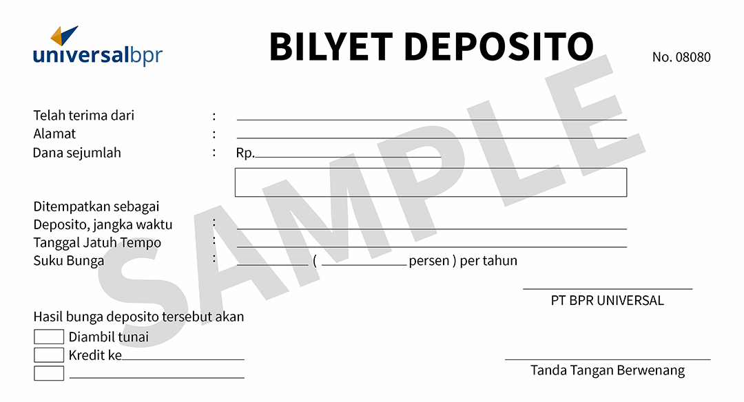 Detail Contoh Surat Pengalihan Deposito Bank Indonesia Nomer 31