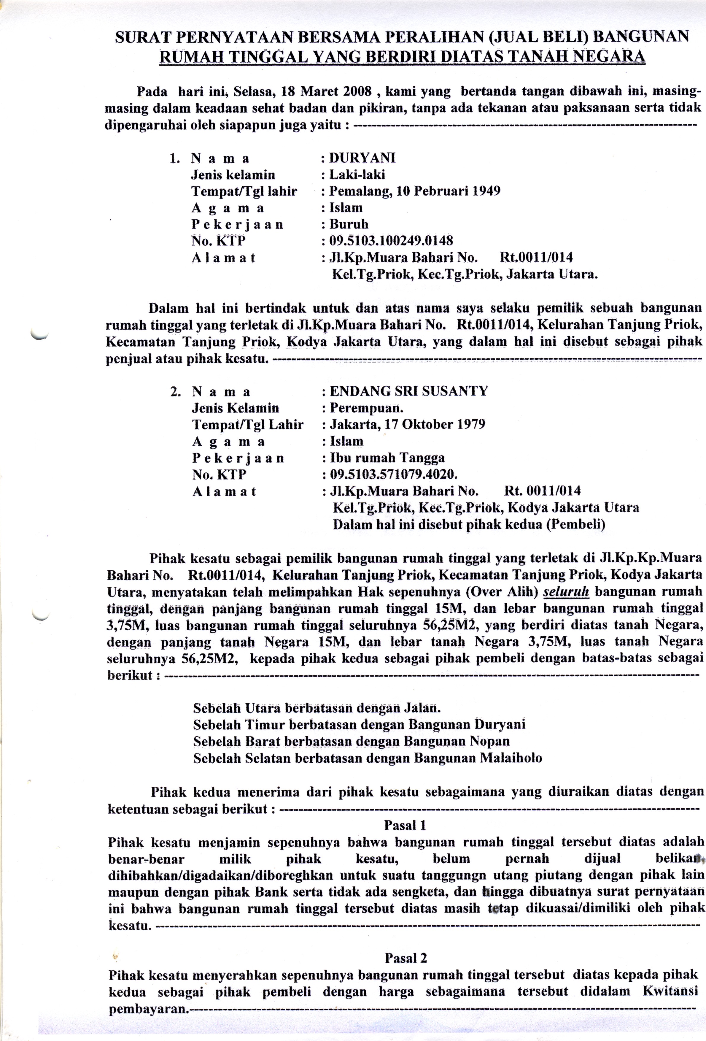 Detail Contoh Surat Pengalihan Hutang Nomer 23