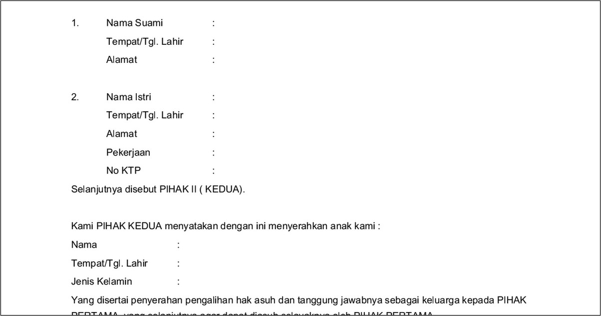 Detail Contoh Surat Pengalihan Pekerjaan Nomer 43