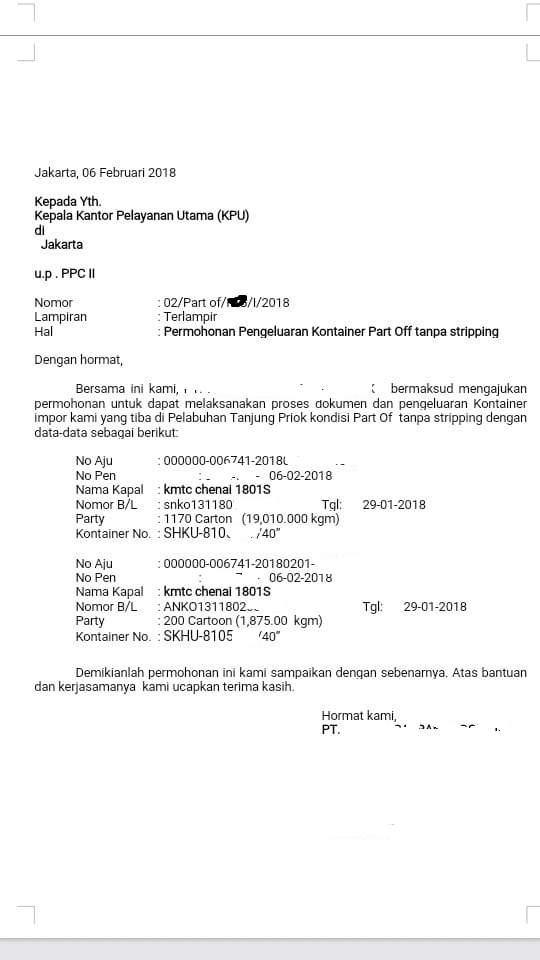 Detail Contoh Surat Pengambilan Barang Di Gudang Nomer 18