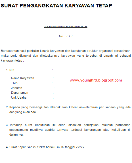 Detail Contoh Surat Pengangkatan Jabatan Di Perusahaan Nomer 25