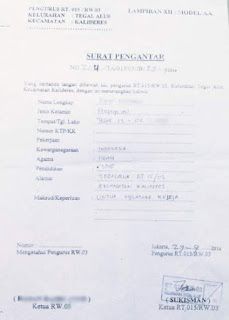 Detail Contoh Surat Pengantar Dari Rt Nomer 46