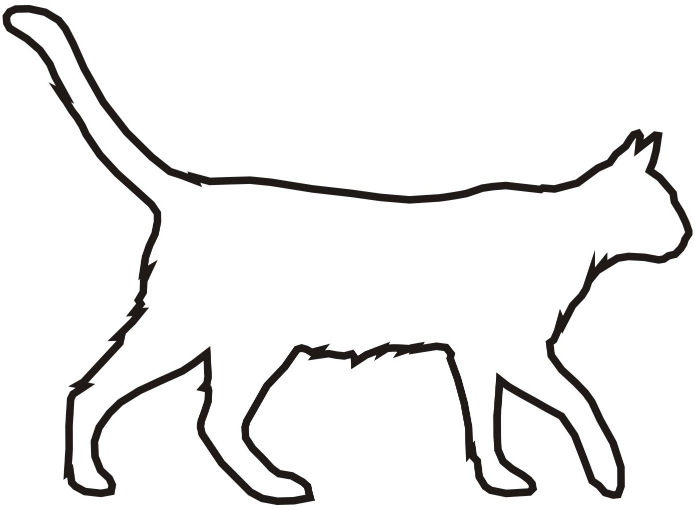 Detail Katze Bleistiftzeichnung Nomer 6