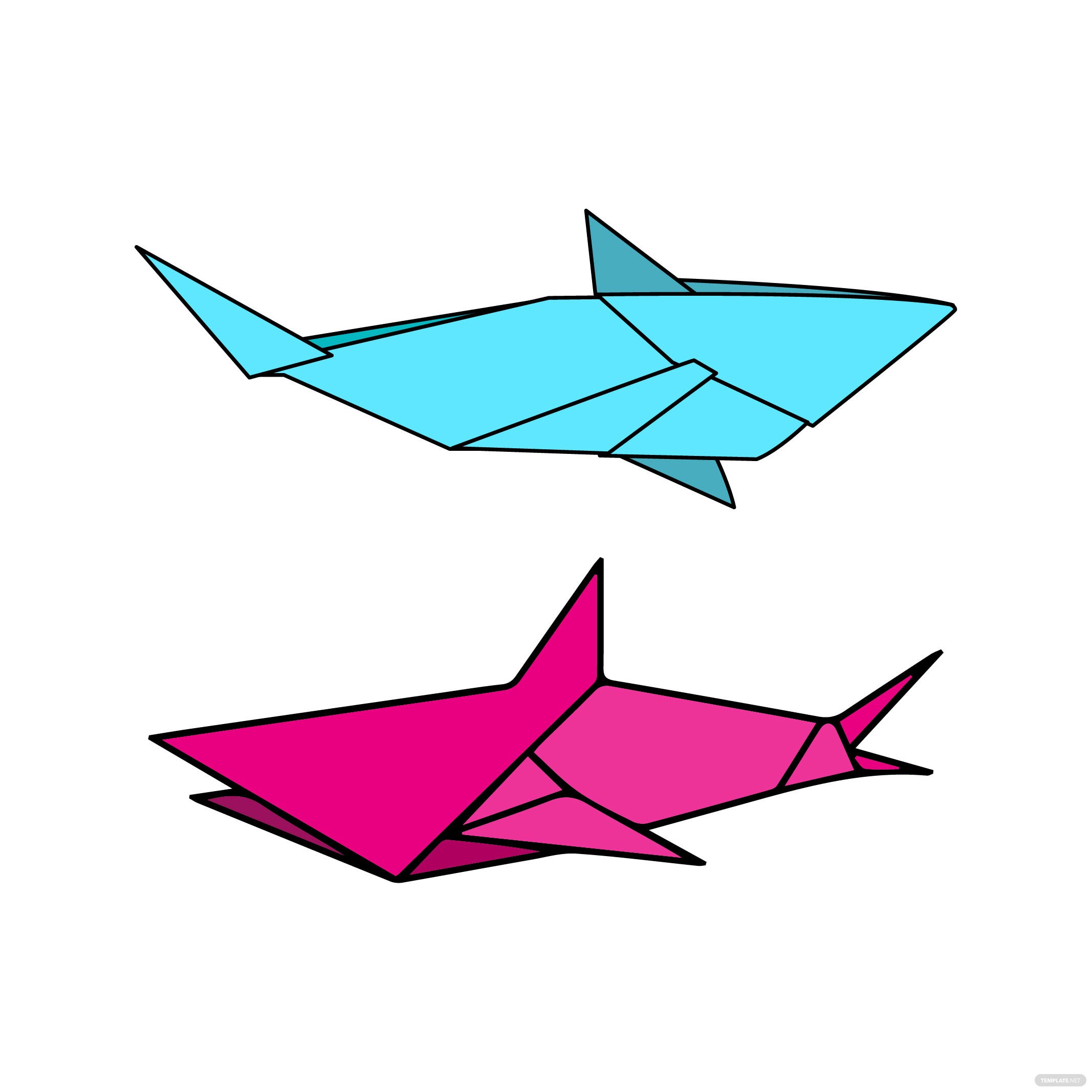 Detail Origami Hai Nomer 21