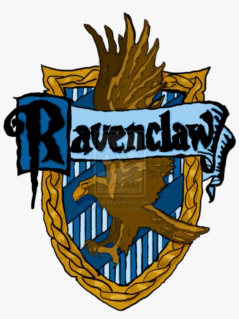 Detail Ravenclaw Crest Coloring Page Nomer 2