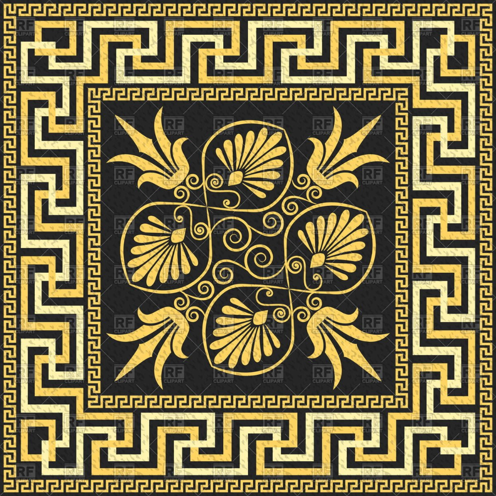 Detail Gambar Motif Batik Meander Nomer 2