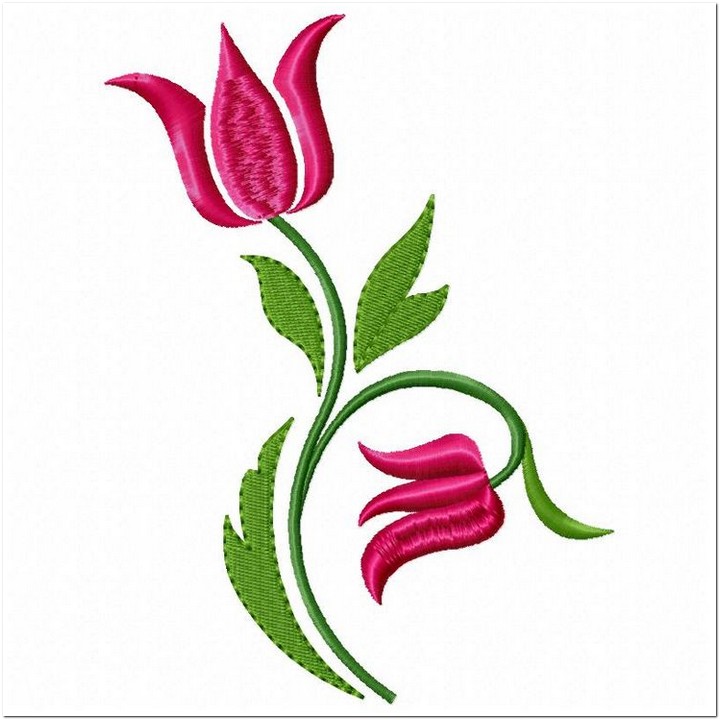 Detail Gambar Motif Bunga Tulip Nomer 20