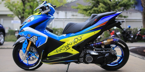 Detail Gambar Motor Aerox 155 Modifikasi Nomer 48