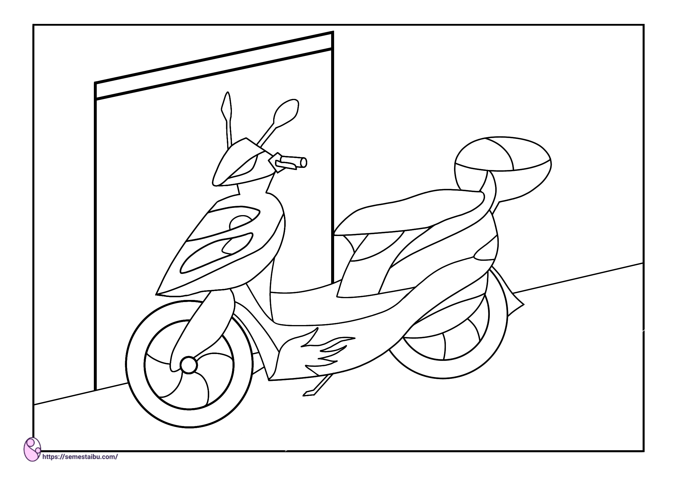 Detail Gambar Motor Anak Tk Nomer 22