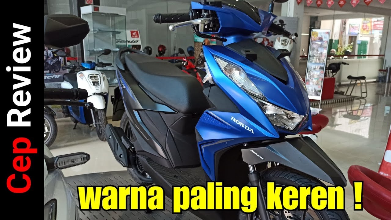 Download Gambar Motor Beat Biru Nomer 17