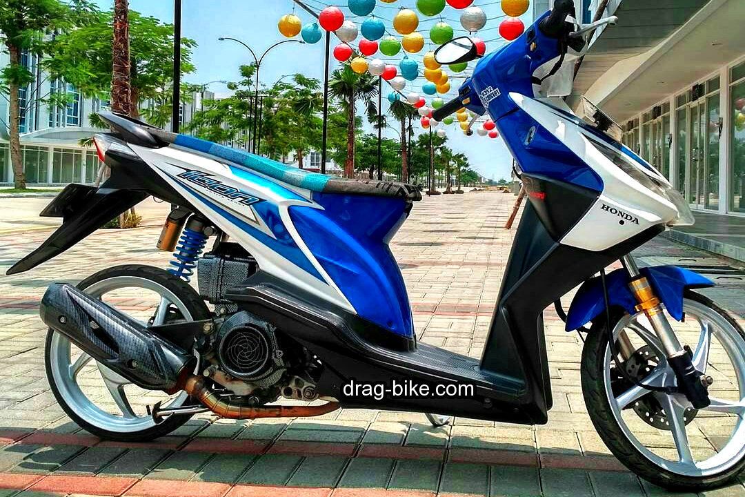 Detail Gambar Motor Beat Biru Nomer 53