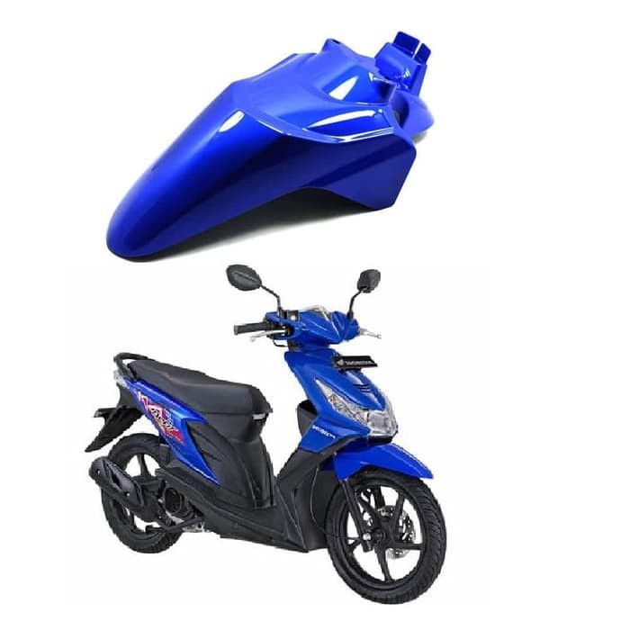 Detail Gambar Motor Beat Biru Nomer 57