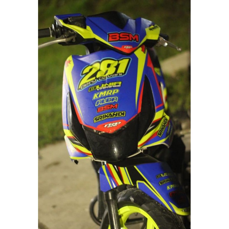 Detail Gambar Motor Beat Karbu Balap Nomer 2