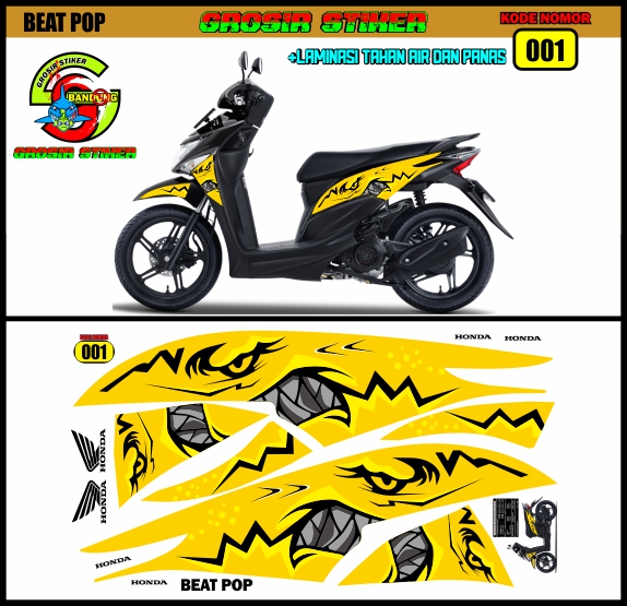 Detail Gambar Motor Beat Pop Nomer 37