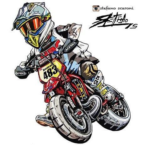 Gambar Motor Cross Kartun - KibrisPDR