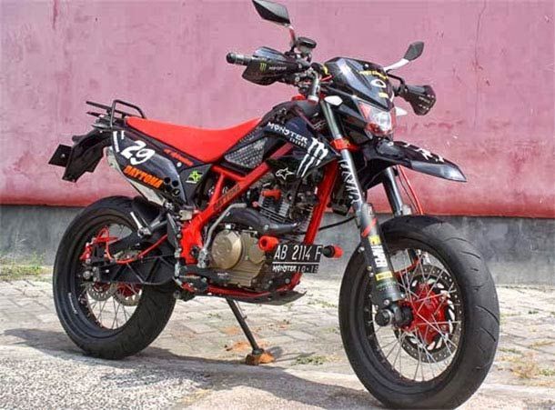 Detail Gambar Motor D Tracker Modif Nomer 15