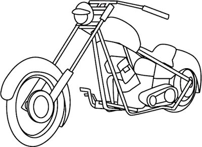 Detail Gambar Motor Mewarnai Nomer 2