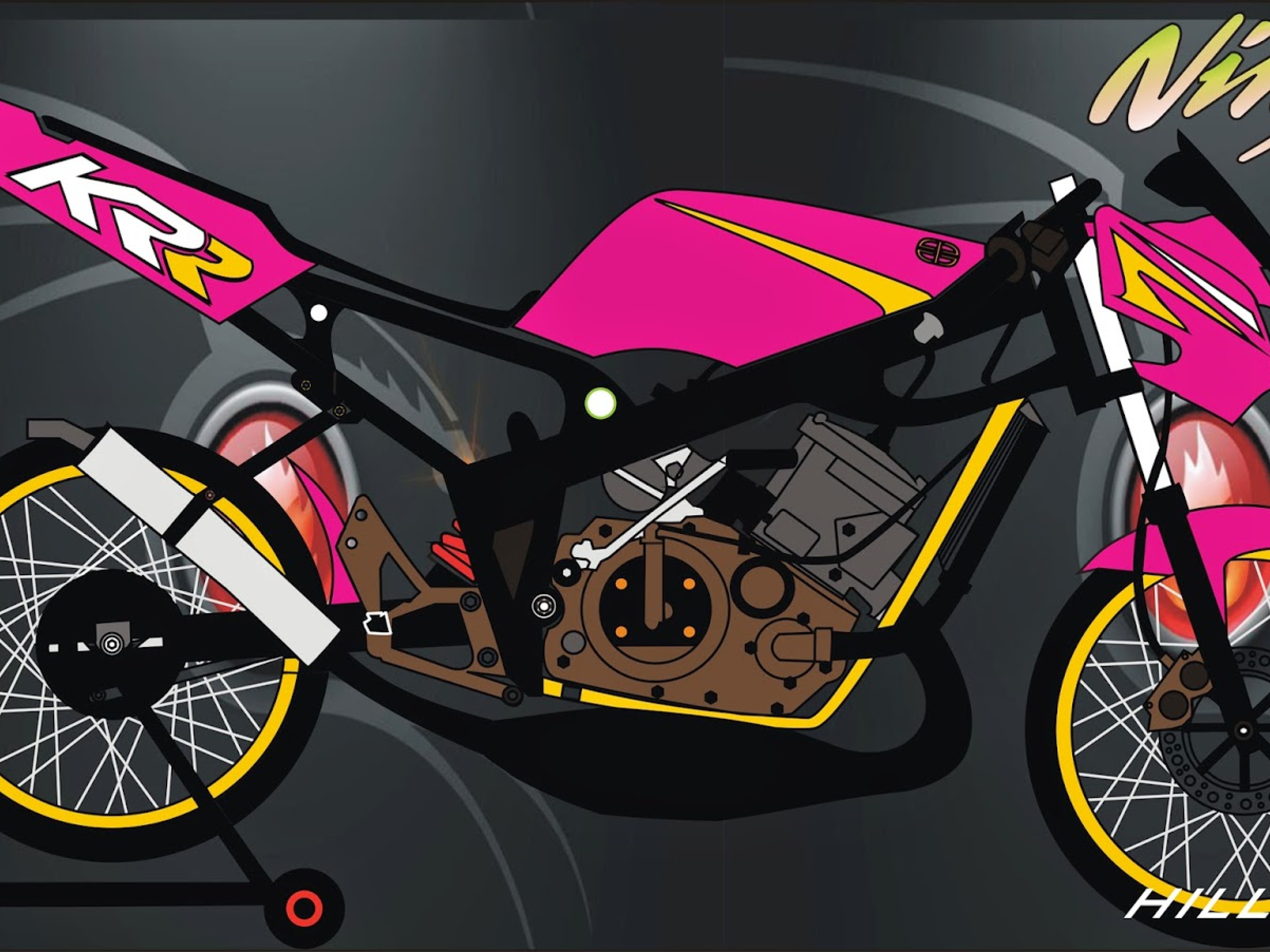 Detail Gambar Motor Ninja Kartun Nomer 20
