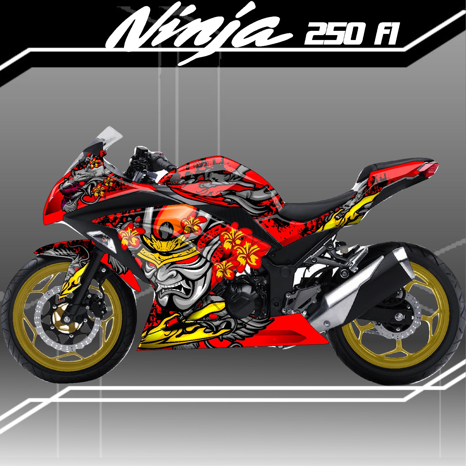 Detail Gambar Motor Ninja Kartun Nomer 23