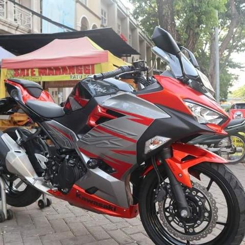 Detail Gambar Motor Ninja Merah Nomer 42