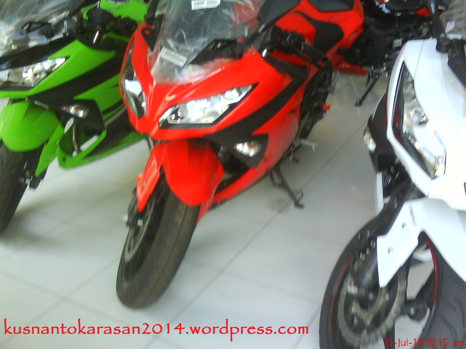 Detail Gambar Motor Ninja Warna Merah Nomer 30