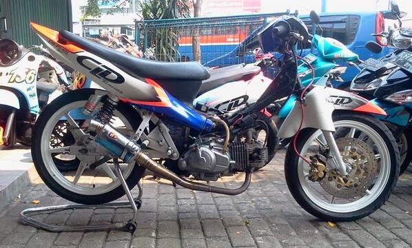 Detail Gambar Motor Road Race Jupiter Z Nomer 55