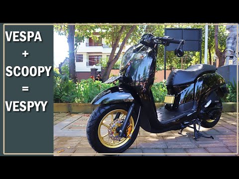 Detail Gambar Motor Scoopy Modifikasi Nomer 30