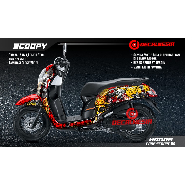 Detail Gambar Motor Scoopy Modifikasi Nomer 34