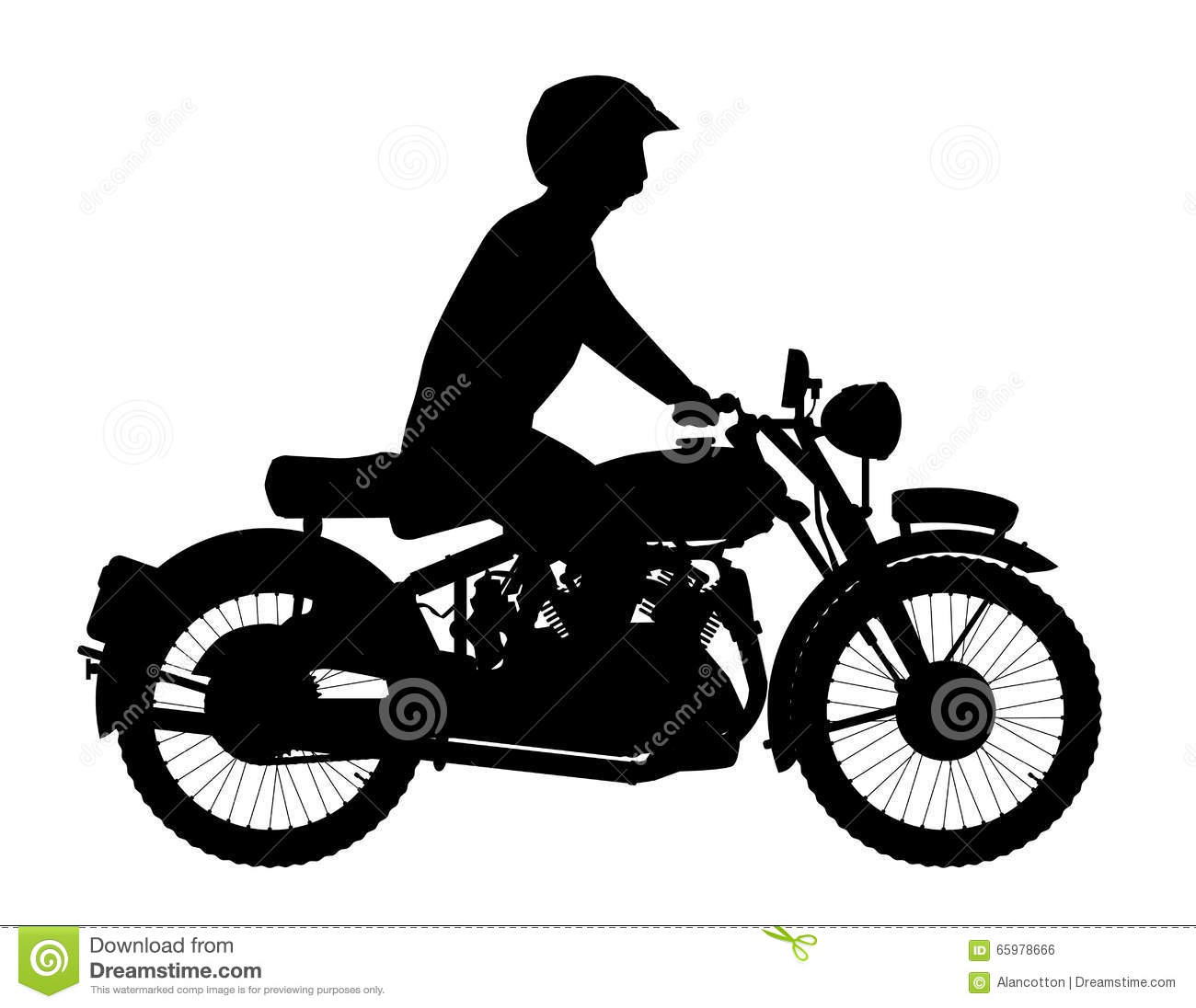 Gambar Motor Siluet - KibrisPDR