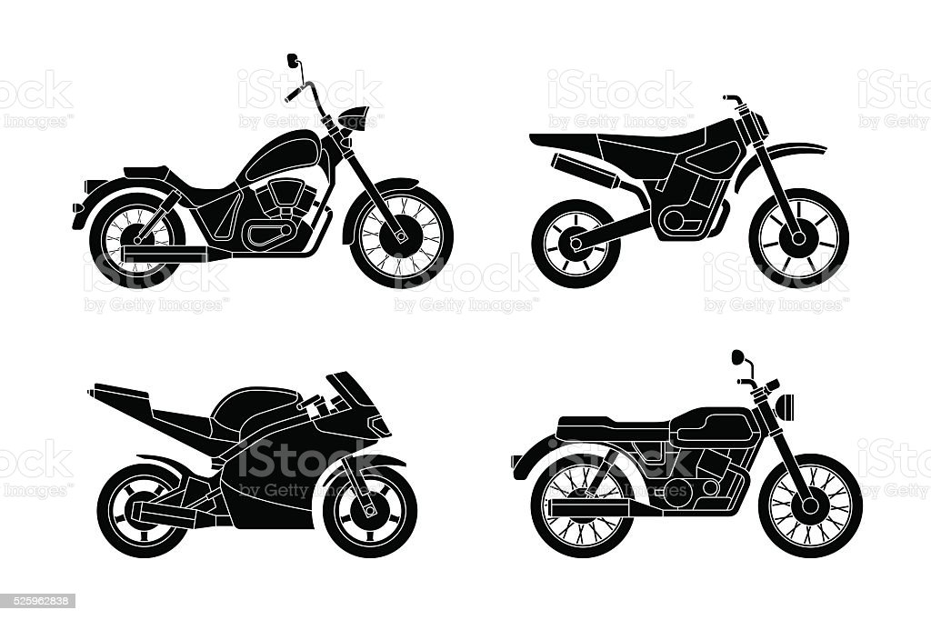 Detail Gambar Motor Siluet Nomer 10