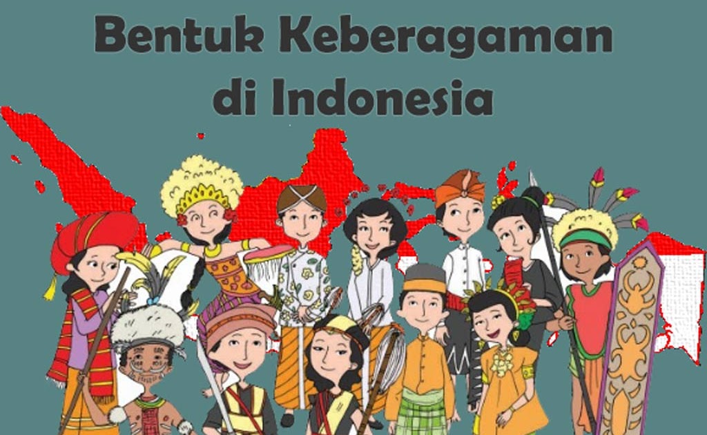 Detail Gambar Mozaik 3 Orang Keragaman Budaya Indonesia Nomer 48