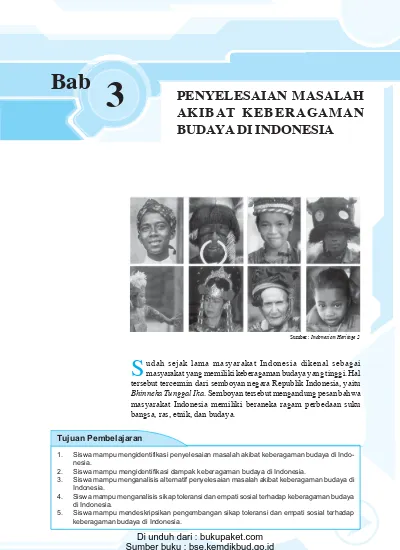 Detail Gambar Mozaik 3 Orang Keragaman Budaya Indonesia Nomer 51