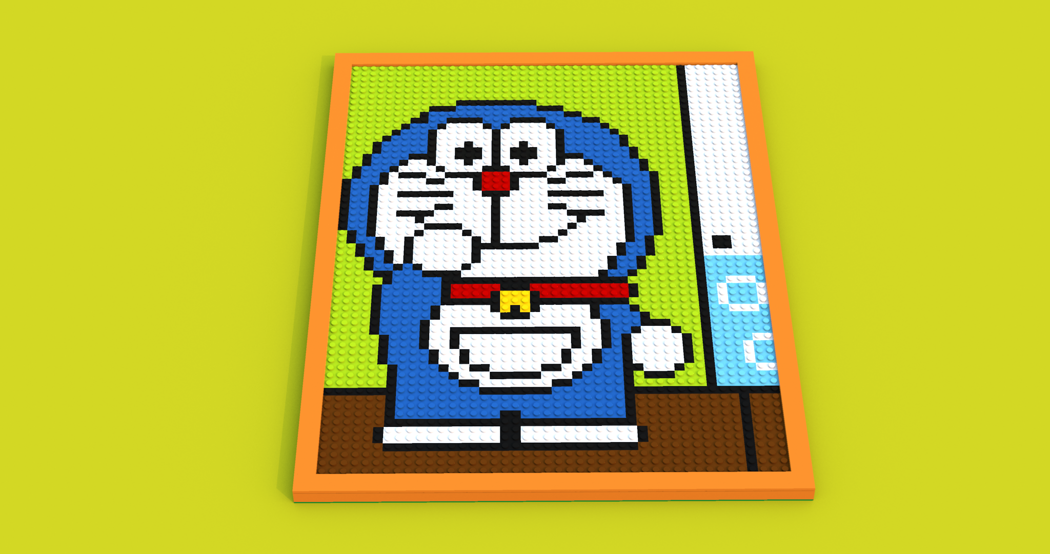 Detail Gambar Mozaik Doraemon Nomer 8