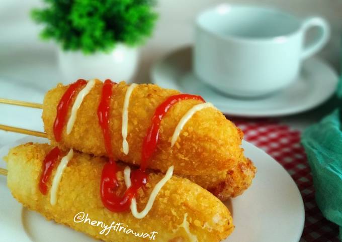 Detail Gambar Mozarella Corn Dog Nomer 18