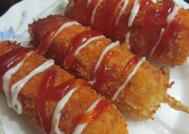 Detail Gambar Mozarella Corn Dog Nomer 24